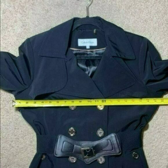 Calvin Klein belted jacket Women's Size Small - Picture 7 of 9